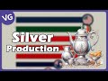 World silver production