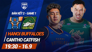 🔴 Playoff 2 - G1: Hanoi Buffaloes - Cantho Catfish | Giải bóng rổ chuyên nghiệp Việt Nam - VBA 2024