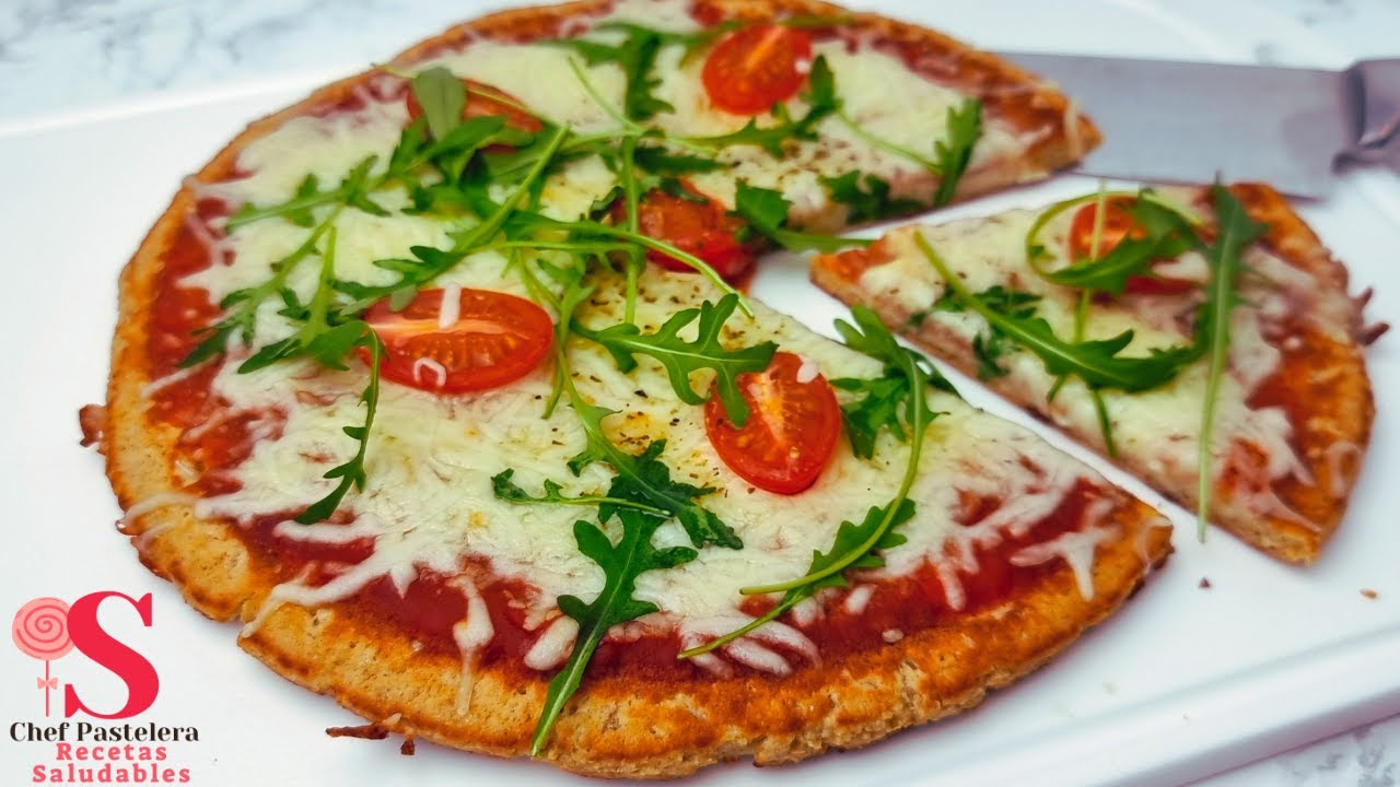 🍕🤪⭐¡PIZZA de AVENA a la SARTÉN! |Sandra ChefPastelera