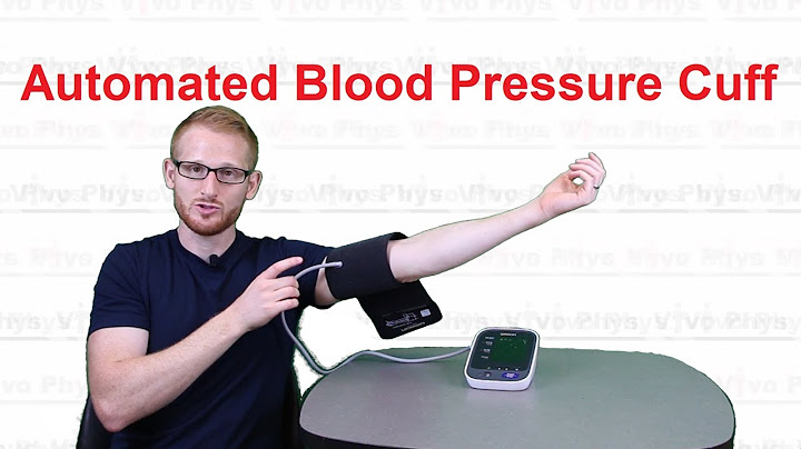 How to use at home blood pressure cuff