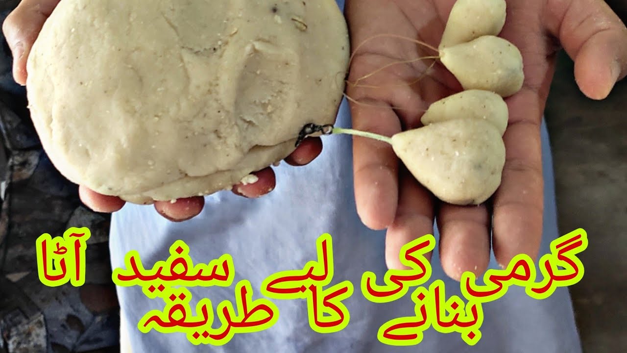How To Make White Hook Bait | Special Bait For Rohu And Mirgal Fish | Hook Bait Mohsin Shikari