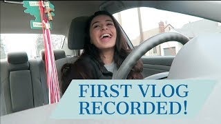 FIRST VLOG RECORDED!