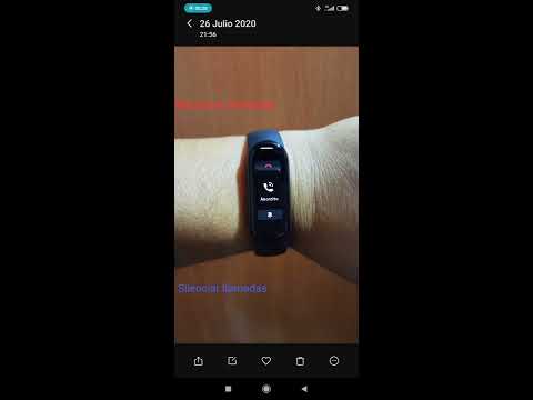 Mi BAND 5 de Xiaomi: Responder o contestar llamadas. - YouTube