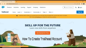 how to create/Sign Up trailhead account in salesforce