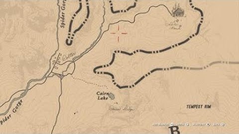 Red Dead Redemption 2 - Panoramic Map Location