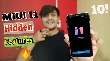 MIUI 11 Top 10 Hidden  Features||Xiaomi & Redmi Phones Amazing Hidden Tips & Tricks||Hindi