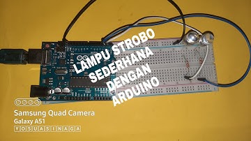 Lampu strobo Sederhana Menggunakan Arduino