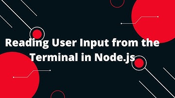 📥 Reading User Input from the Terminal in Node.js (Step-by-Step Guide) 🚀