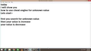 How to hack for unknown value