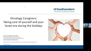 Oncology Caregivers: How to Take Care of Yourself and Your Loved One During the Holidays