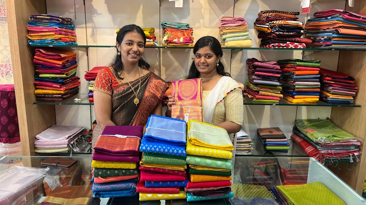 Original Kanchipuram Silk / Pattu Saree Collections Rose Petals