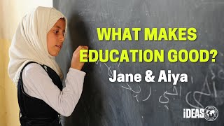 What makes education "good"? Net Worth