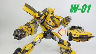 TF非正規玩具レビュー】海外の変形トイ ビーっぽい人は車からロボット