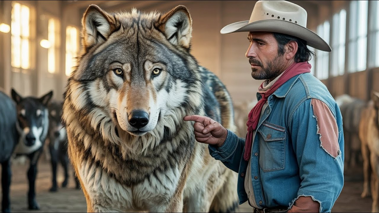 No One Wanted the Giant Wolf — Then a Poor Cowboy Pointed and Said, “He’s Mine”