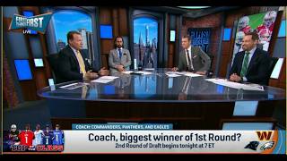 Carolina Panthers Won The Draft  Nick Wright Reacts  First Things First  Nfl