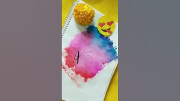 "Afsah" modern calligraphy 😍|Hand Lettering 💕#shorts #nameart #calligraphy