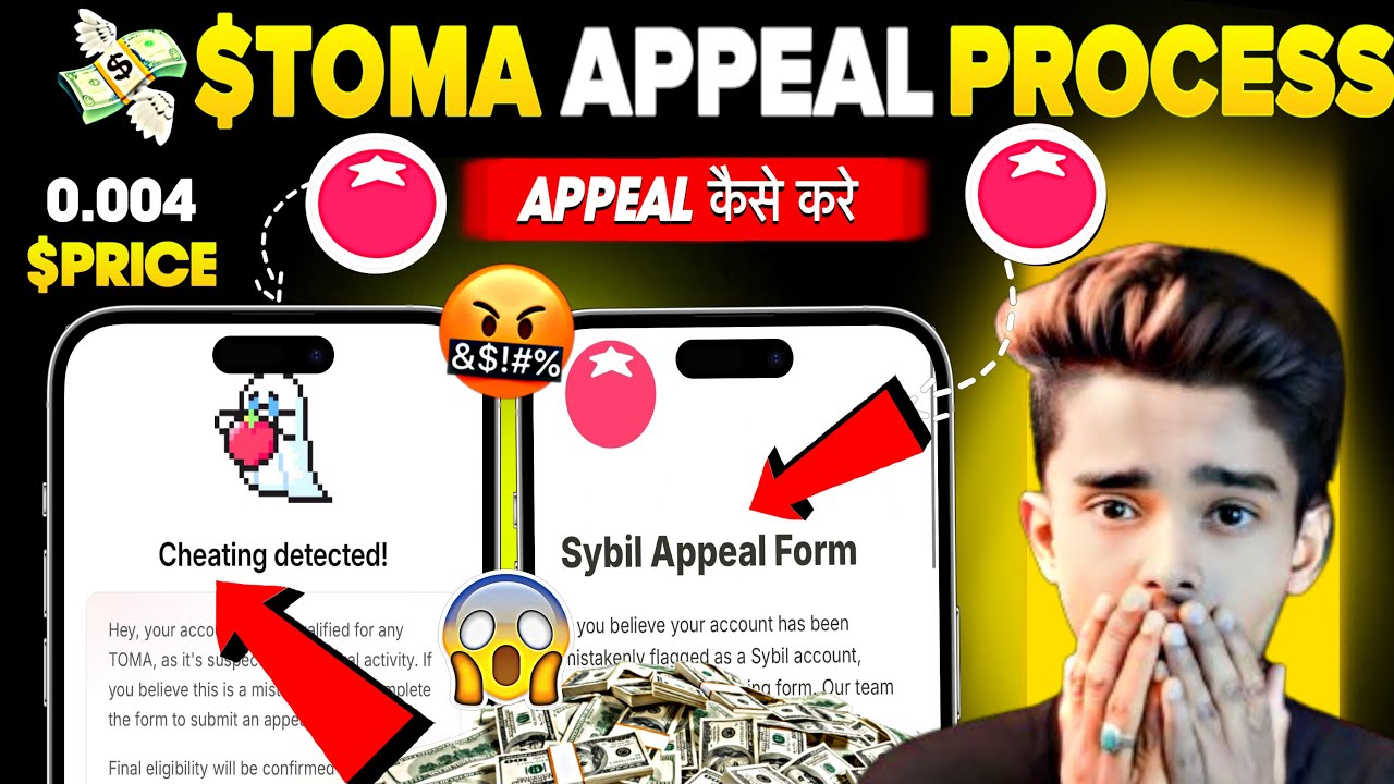 $To Market AirDrop Sybil Appeal Form Kaise Bhare ? To Market Cheating Detected | To Market Appeal