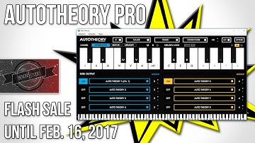 AUTOTHEORY PRO ON SALE UNTIL FEBRUARY 16! GO GO GO! MUST HAVE FOR MIDI COMPOSERS!