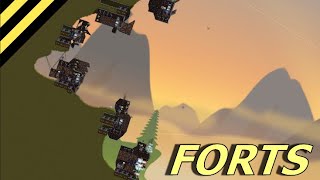 8 Players vs 1 Ultra Hard Boss AI | Forts | Multiplayer Gameplay | Ep.162