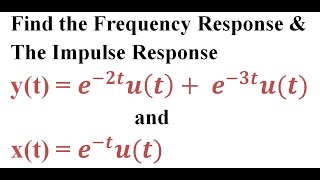 Q6. a. Finding the Frequency Response & Impulse response | EnggClasses
