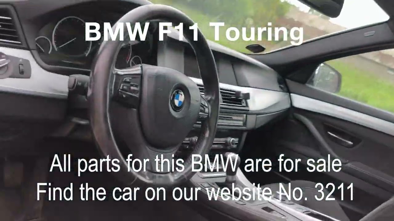BMW F11 Touring 520D N47N 2012 model 2.0L 184HK Transmission: Manual Color: ALPINWEISS 3 (300)