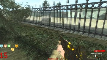 CoD WaW: Custom Zombie Map Training First Attempt SOLO (PC) ᴴᴰ