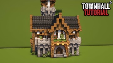Minecraft Medieval Town Hall Tutorial