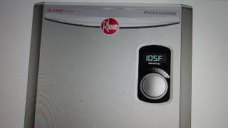 35 Error on Rheem Tankless Water Heater