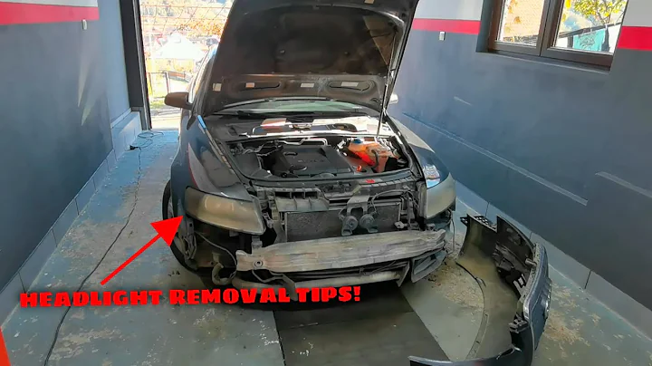AUDI A6 C6 HEADLIGHTS REMOVAL  !