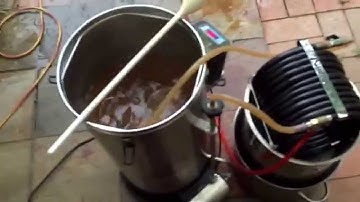 Grainfather with loads of whirlpool hops.