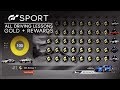 GT SPORT - All Driving School in GOLD + Car Rewards (How to Get 100% Campaign Completion)