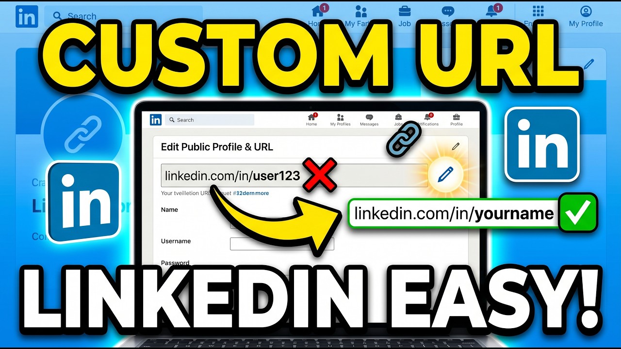 How to Customize URL on LinkedIn - YouTube