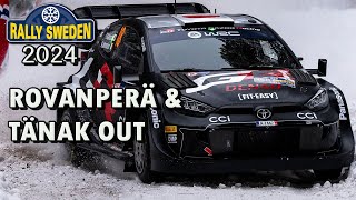 Wrc Rally Sweden 2024 | Friday Morning Loop - Tänak & Rovanperä Out