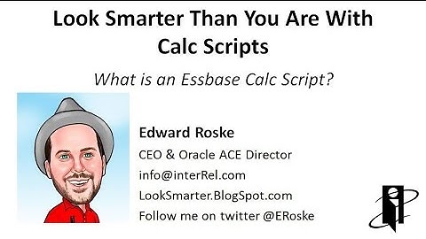 What is an Essbase Calc Script?
