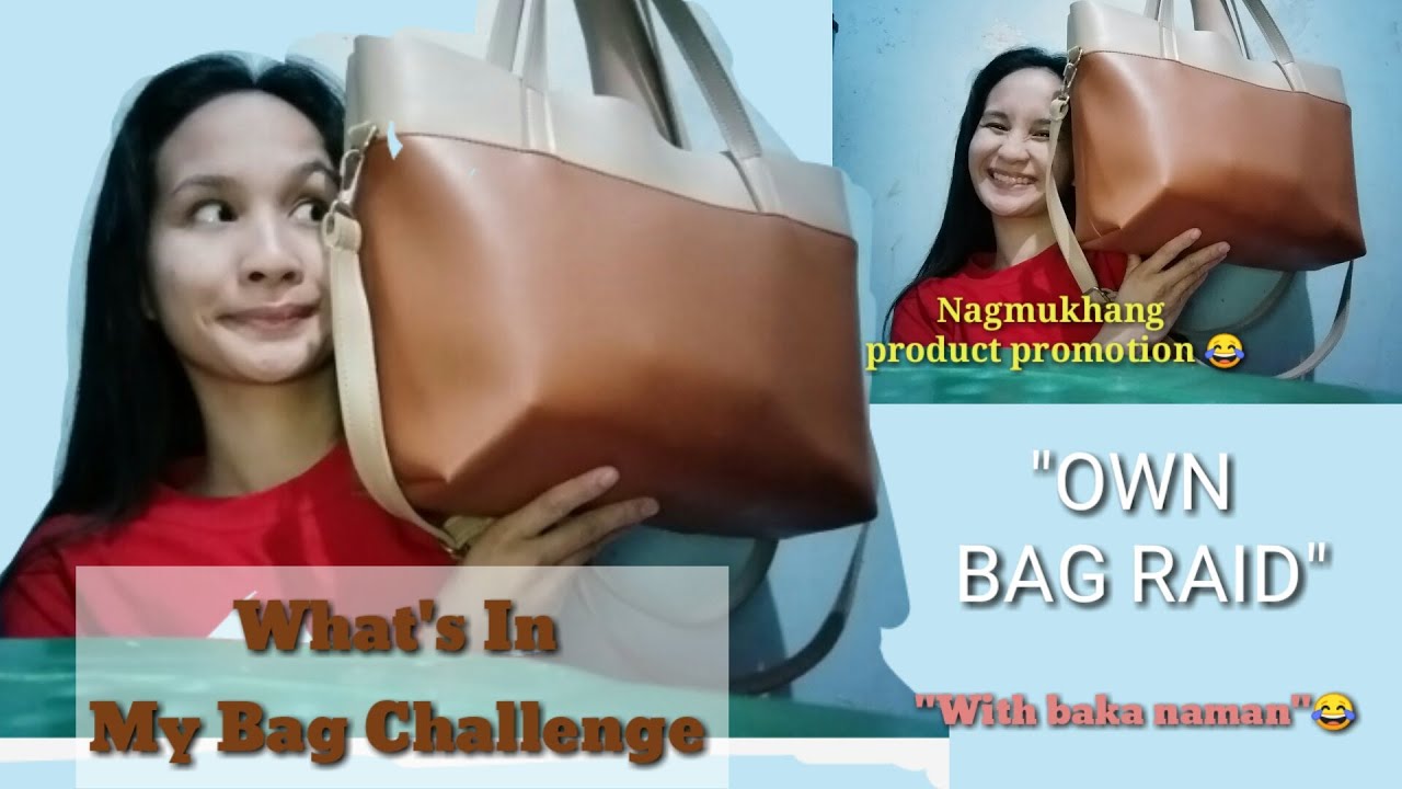 WHAT'S IN MY BAG OWN BAG RAID WHAT'S IN MY BAG CHALLENGE YouTube