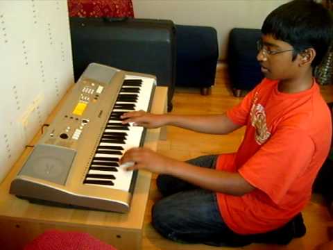 Anirudh Menon plays Numb on Keyboard