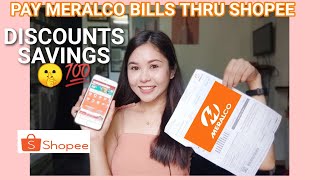 HOW TO PAY MERALCO BILLS USING SHOPEE WITH DISCOUNT 💯🤫