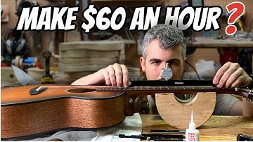 Hoe je $ 60 per uur kunt verdienen als gitaartechnicus/beginnende luthier!