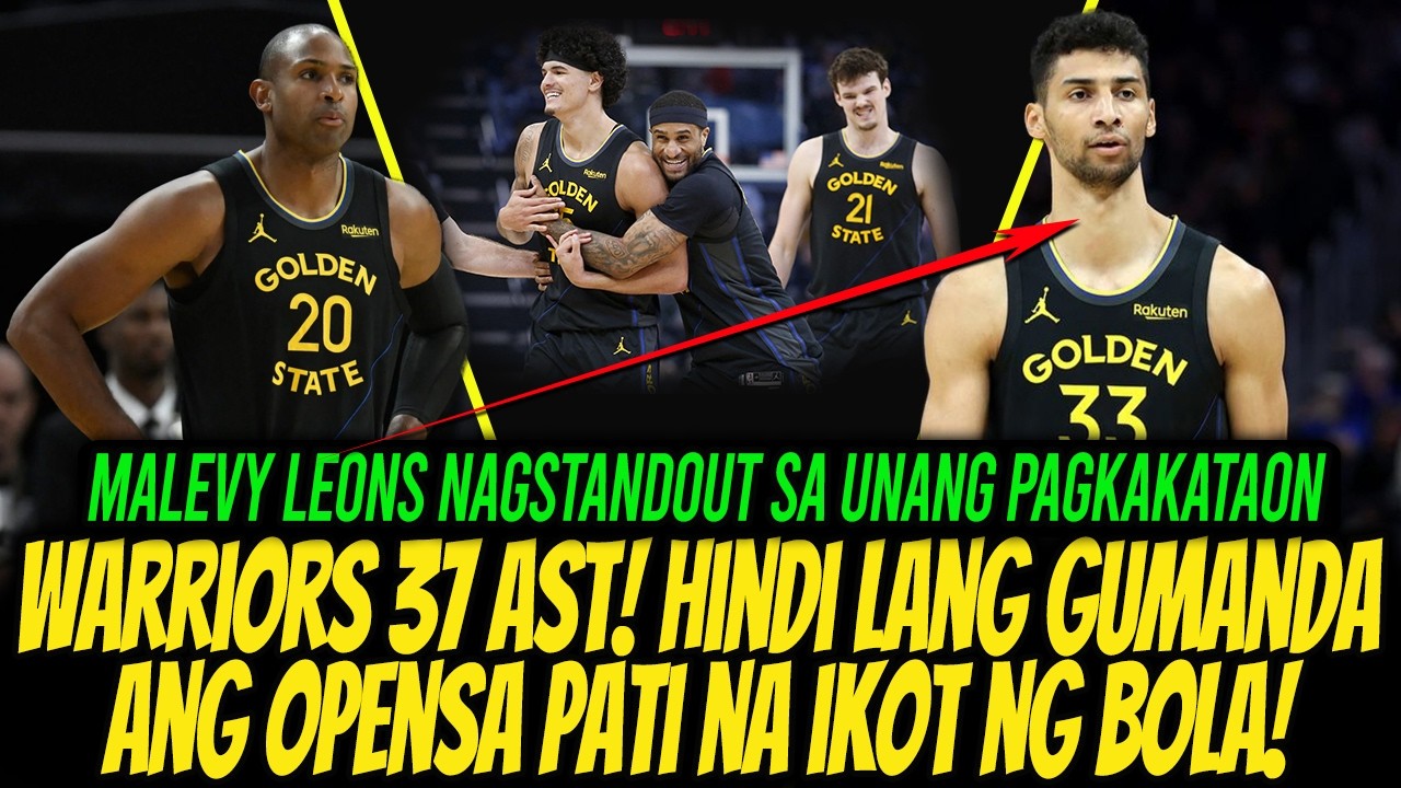 WARRIORS! HINDI LANG ANG PAG IKOT NG BOLA ANG GUMANDA! NAHAWA NA RIN ANG DEPENSA AT OPENSA!