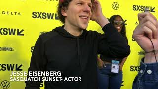 Jesse Eisenberg- Red Carpet Interview- Sasquatch Sunset- SXSW 2024