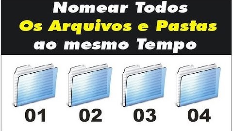 Como Renomear Vários Arquivos e Pastas de uma só vez no PC (Windows)