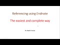 Referencing with EndNote