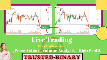 Live trading with both price action and volume analysis ।। TRUSTED BINARY