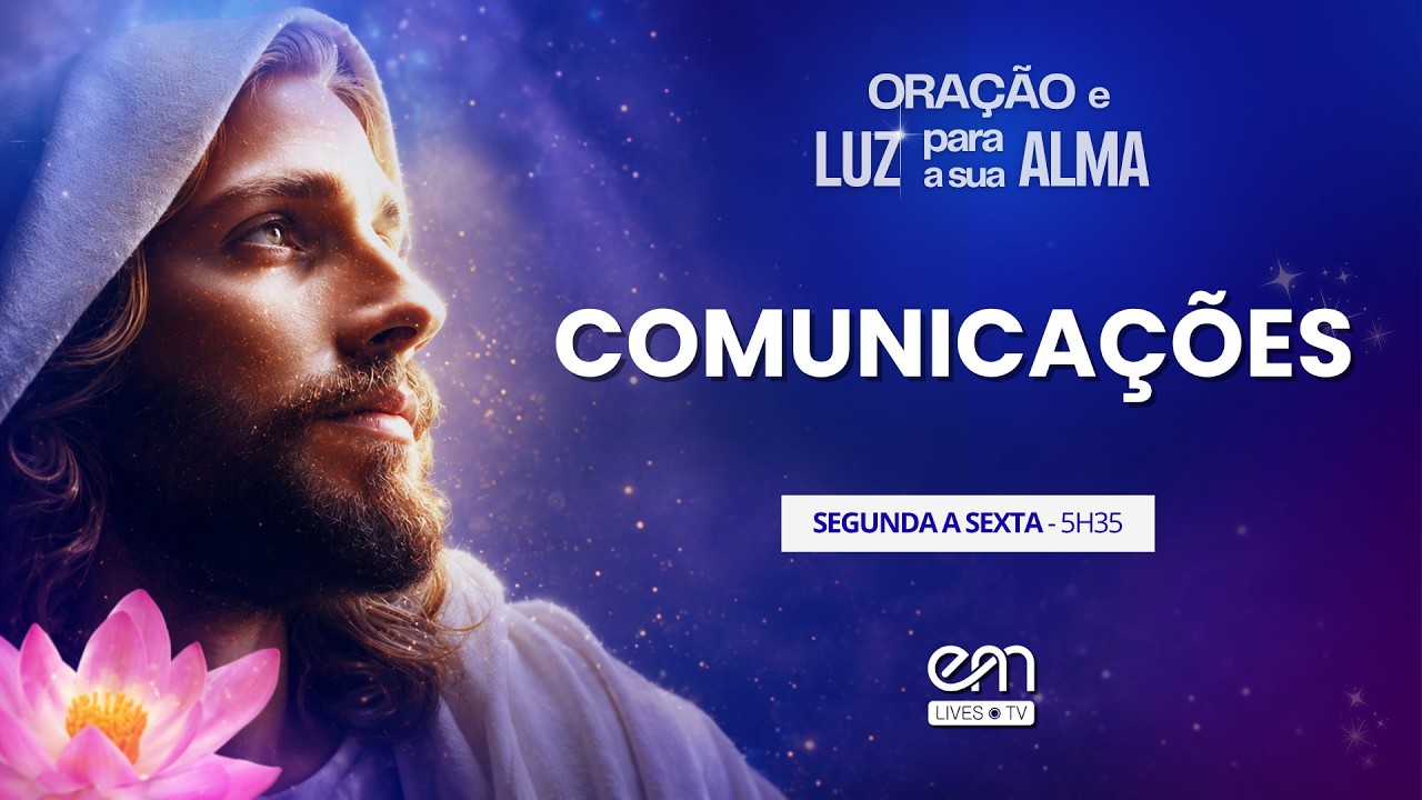 🌟 Produção Exclusiva EM Lives TV – Espiritismo e Mediunidade

➡️ Oração e Luz para a Sua Alma — Episódio #303 

📖 Livro Caminho, Verdade e Vida — Emmanuel, psicografia de Francisco Cândido Xavier — Capítulo 69: Comunicações — “Amados, não creiais a todo espírito, mas provai se os espíritos são de Deus.” — 1 João 4:1

💙 COMUNICAÇÕES
Neste episódio do programa Oração e Luz para a Sua Alma, Emmanuel nos convida a refletir sobre a importância da prudência e do discernimento nas comunicações com o mundo espiritual, recordando a recomendação do apóstolo João sobre a necessidade de examinar a natureza dos ensinamentos recebidos.
O intercâmbio com os Espíritos deve estar fundamentado na sinceridade, na responsabilidade e no propósito de servir ao bem. Emmanuel nos alerta para os perigos da curiosidade excessiva e da busca por comunicações destinadas apenas à satisfação de interesses pessoais, lembrando que o verdadeiro valor de uma mensagem não está na identidade de quem a transmite, mas na essência de seus ensinamentos.
A mensagem também nos convida a respeitar a caminhada daqueles que partiram para a vida espiritual, compreendendo que os laços de amor permanecem, mas não devem ser transformados em exigências. A confiança em Jesus, a humildade e a caridade são caminhos seguros para nosso crescimento espiritual.

✨ Uma mensagem para começar o dia cultivando a prudência, fortalecendo a confiança em Jesus e compreendendo que o verdadeiro intercâmbio espiritual deve nos conduzir sempre ao amor, à responsabilidade e à prática do bem.

🎙️ Locução: Regina Mercadante (SP)

🌟 Sobre o programa
Oração e Luz para a Sua Alma é um momento diário de leitura, reflexão e prece à luz do Evangelho e da Doutrina Espírita, inspirado nas obras de Emmanuel, psicografadas por Francisco Cândido Xavier.

▶️ Playlist completa: https://www.youtube.com/playlist?list=PL6S9KEn3CGmWgR86l3gGG2fvd4fp8-kEA

▶️ Inscreva-se no canal: https://www.youtube.com/espiritismoemediunidade

🔹 Produção e transmissão: EM Lives TV – Espiritismo e Mediunidade
🔹 Realização: EM Digital – Espiritismo e Mediunidade

🌐 Acesse nossas mídias sociais:

🔹 Site – https://emlives.tv
🔹 YouTube – https://www.youtube.com/espiritismoemediunidade
🔹 Facebook – https://www.facebook.com/espiritismoemediunidade
🔹 Instagram – https://www.instagram.com/espiritismo.mediunidade
🔹 TikTok – https://www.tiktok.com/@espiritismoemediunidade
🔹 Kwai – https://kwai.com/@Emlivestv
🔹 X – https://x.com/EMediunidade

#emlivestv #espiritismoemediunidade #caminhoverdadeevida #emmanuel #chicoxavier #oração #prece #comunicaçõesespirituais #mediunidade #discernimentoespiritual #mundoespiritual #jesuscristo #caridade #reginamercadante