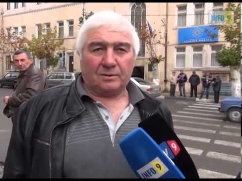 ტყიბულის გაფიცულ  მეშახტეები