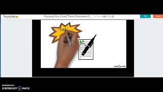 Focusing Your Topic and creating a thesis statement