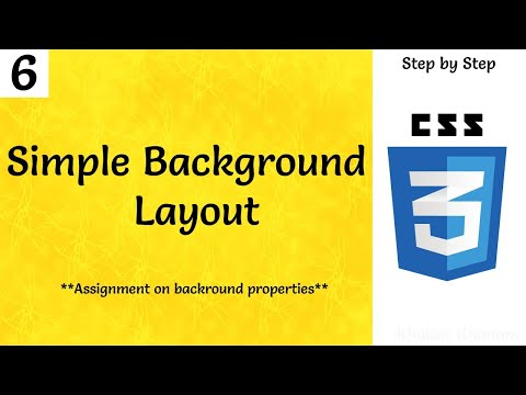 #6..Background Layout practice in CSS.