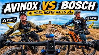 Avinox vs Bosch ride around Moel,North Wales.