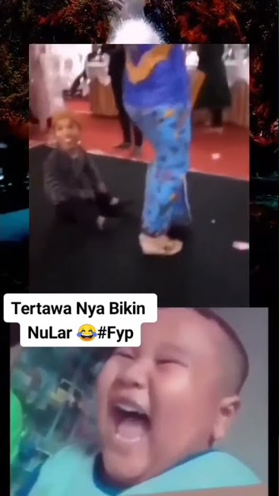 orang cebol kocak. joget sama biduan malah nyundul pantat #kocak #lawak