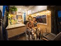 Cleverly Designed MULTI-PASSENGER Van Conversion w/ 4 BELTED SEATS & HUUUUGE Kitchen 🚐